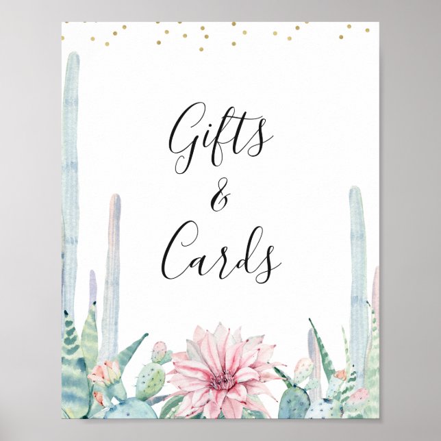 Blue Green Pink Taco Bout Ein Baby Duschzeichen Poster (Vorne)