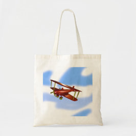 Blue Green Red Bi-Flugzeug Flight Adventure Tote B Tragetasche