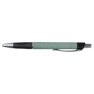 BLUE GREEN STRICK Emmy Pen Kugelschreiber