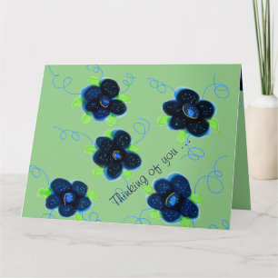 Blue Green Thinking Your Card Karte