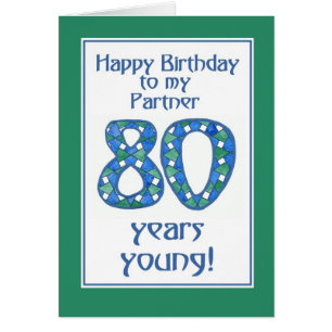 Blue, Green, White 80. Geburtstag für Partner