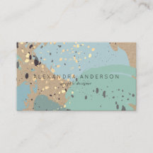 Blue Grey Brush Schlaganfall Kraft Papier Business