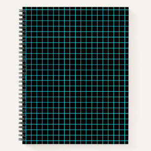 Blue Grid-Uni für Notebook Notizbuch