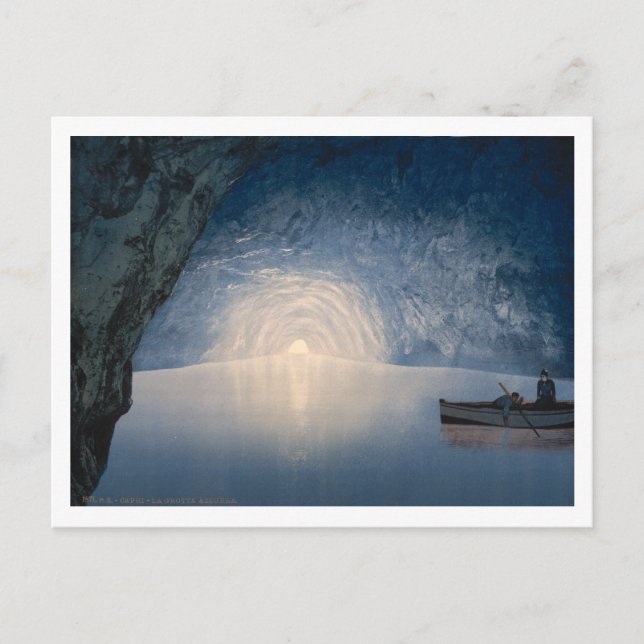Blue Grotto, Insel Capri, Kampanien, Italien Postkarte (Vorderseite)