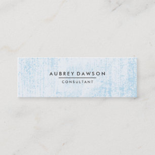 Blue Grunge Mini Visitenkarte