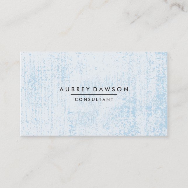 Blue Grunge Visitenkarte (Vorderseite)