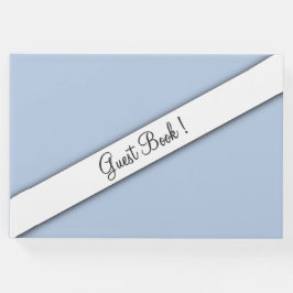 Blue Guest Book Gästebuch