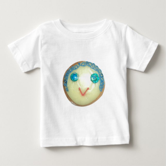 Blue Hair Emoji Art Print/Graphic Baby T-shirt (Vorderseite)