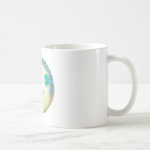 Blue Hair Emoji Art Print/Graphic Kaffeetasse