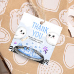 Blue Halloween It's a Boy Baby Shower Square Geschenkanhänger<br><div class="desc">Finish your gifts with these modern Halloween Baby Shower Square Favor Tags. A stylish touch for any baby shower that helps you highlight the moment and thank guests for sharing it with you.

BS44</div>