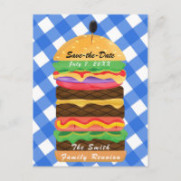 Blue Hamburger Summer Cookie Barbecue GRILLEN Part