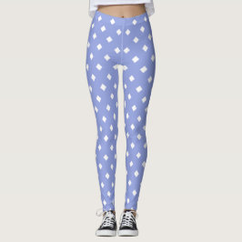 Blue Harlequin Leggings