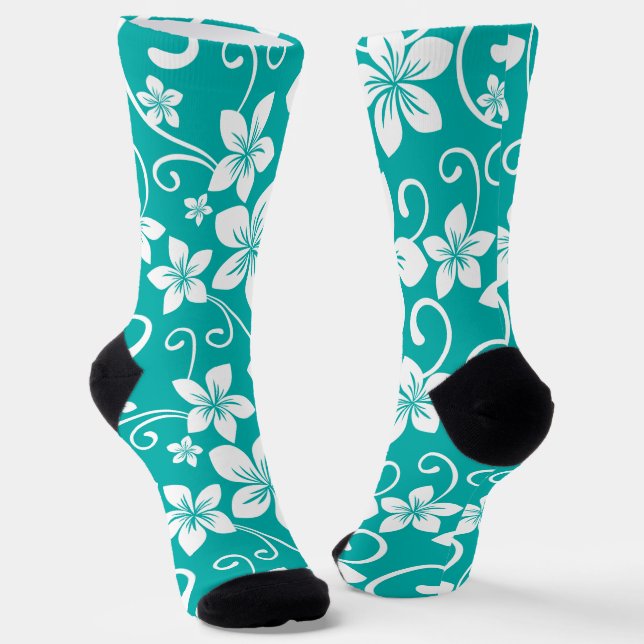 BLUE HAWAII (AQUAMARIN) SOCKEN (Gewinkelt)