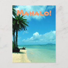 Blue Hawaii Beachpostcard Postkarte