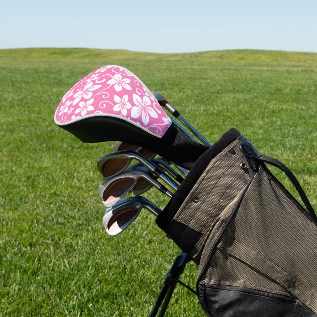 BLUE HAWAII (BUBBLEGUM PINK) GOLF HEADCOVER (In SItu)
