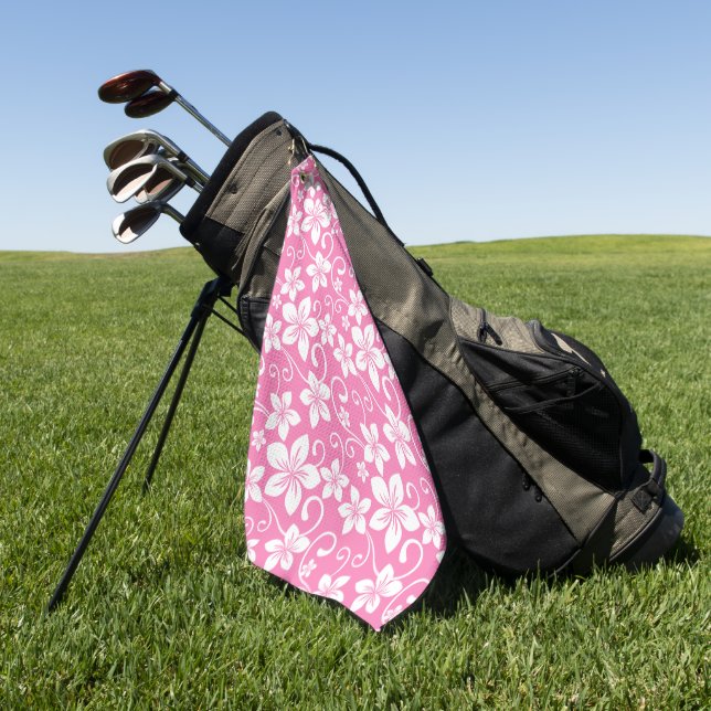 BLUE HAWAII (BUBBLEGUM PINK) GOLFHANDTUCH (Gras)
