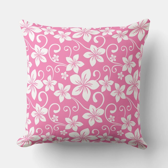 BLUE HAWAII (BUBBLEGUM PINK) KISSEN (Vorderseite)