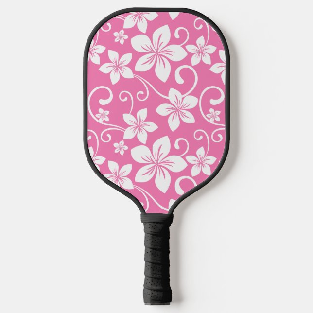 BLUE HAWAII (BUBBLEGUM PINK) PICKLEBALL PADDLE (Vorderseite)