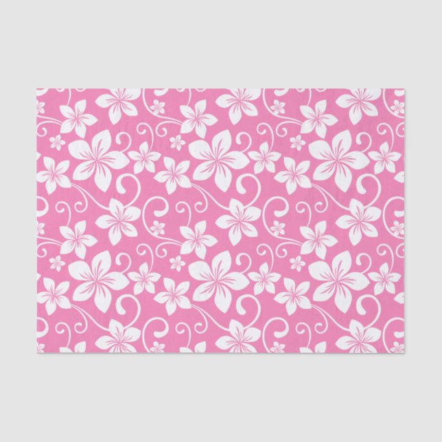 BLUE HAWAII (BUBBLEGUM PINK) SEIDENPAPIER (Vorderseite)