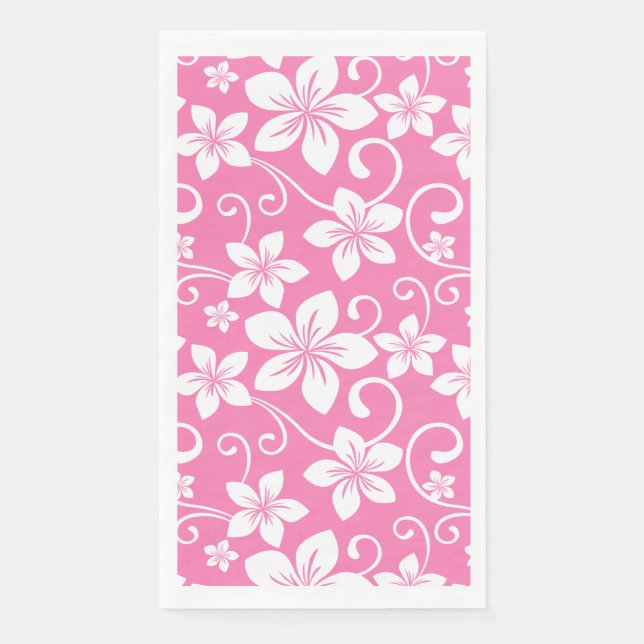 BLUE HAWAII (BUBBLEGUM PINK) SERVIETTE (Vorderseite)