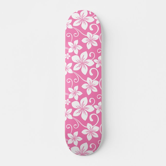 BLUE HAWAII (BUBBLEGUM PINK) SKATEBOARD (Vorne)
