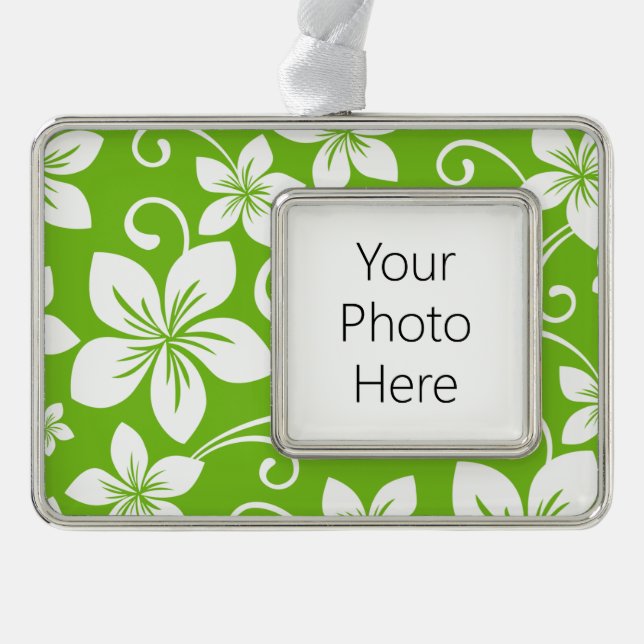 BLUE HAWAII (LIMON) Rahmen-Ornament SILBER (Vorderseite)