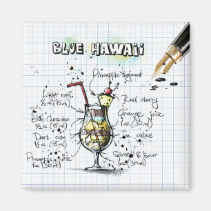 Blue Hawaii Magnet