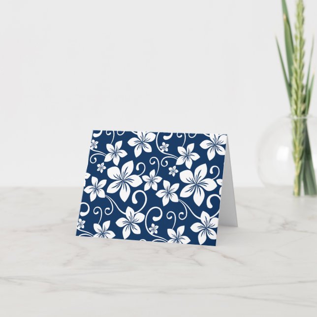 BLUE HAWAII (NAVY BLUE) DANKESKARTE (Vorderseite)