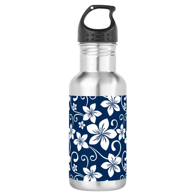 BLUE HAWAII (NAVY BLUE) EDELSTAHLFLASCHE (Vorderseite)