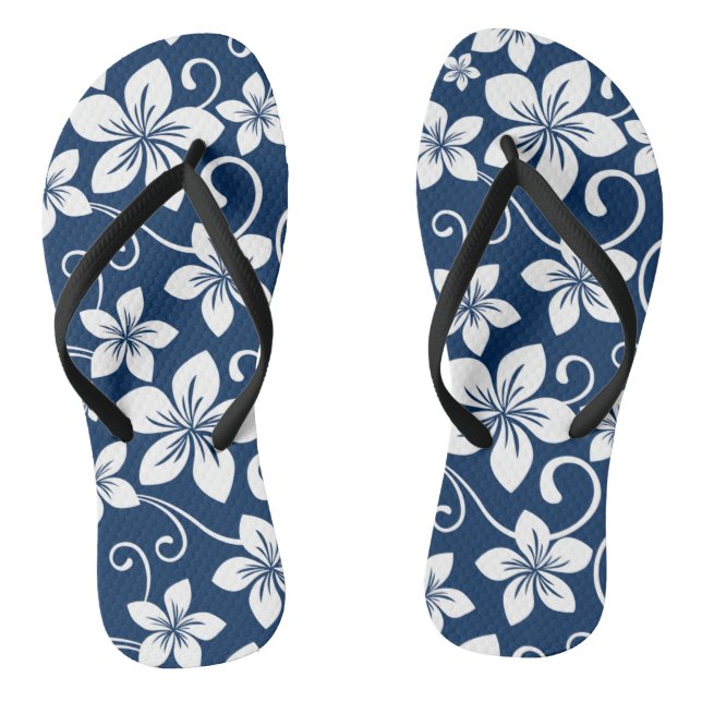 BLUE HAWAII (NAVY BLUE) FLIP FLOPS (Fußbett)