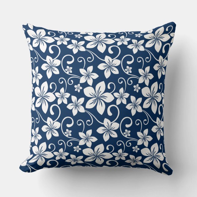 BLUE HAWAII (NAVY BLUE) KISSEN (Vorderseite)