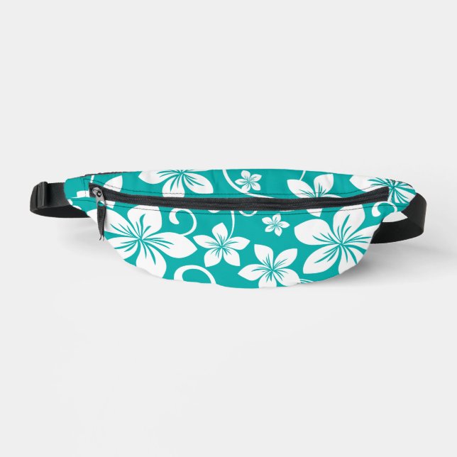 BLUE HAWAII PATTER IN AQUAMARIN BAUCHTASCHE (Vorderseite)