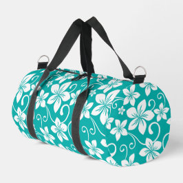 BLUE HAWAII PATTER IN AQUAMARIN DUFFLE BAG