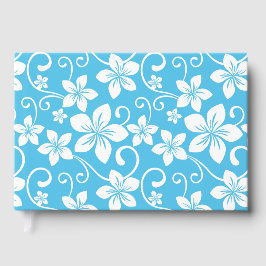 BLUE HAWAII PATTER IN BLAU GÄSTEBUCH