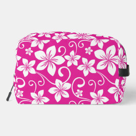 BLUE HAWAII PATTER IN HOT PINK WASCHBEUTEL