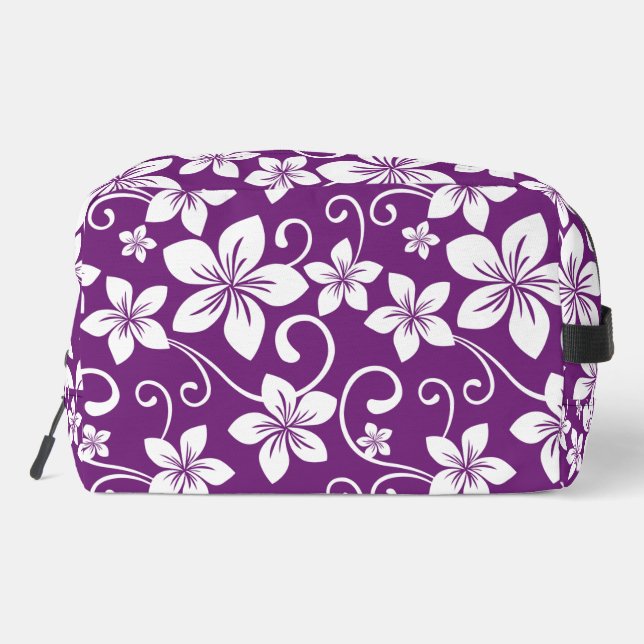 BLUE HAWAII PATTER IN PLUM WASCHBEUTEL (Rückseite)