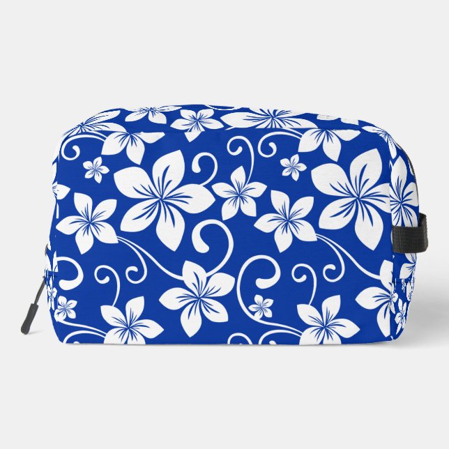 BLUE HAWAII PATTER IN ROYAL BLUE WASCHBEUTEL (Rückseite)