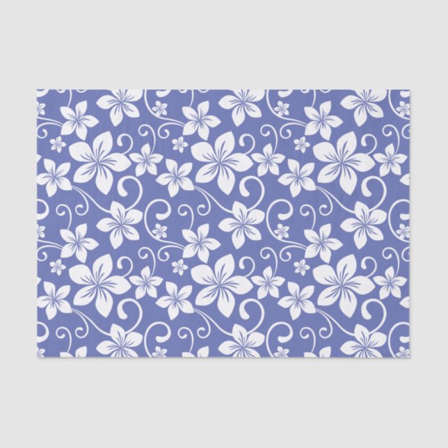 BLUE HAWAII (PERIWINKLE) SEIDENPAPIER (Vorderseite)