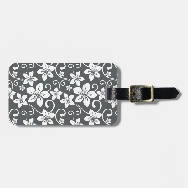 BLUE HAWAII (PEWTER) GEPÄCKANHÄNGER (Vorderseite horizontal)