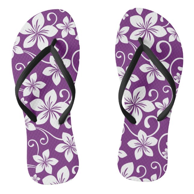 BLUE HAWAII (PLUM) FLIP FLOPS (Fußbett)