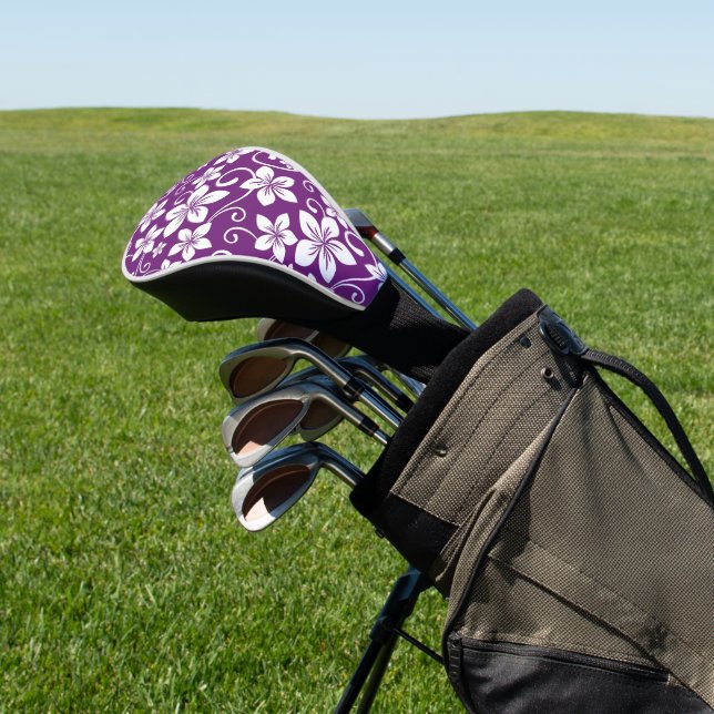 BLUE HAWAII (PLUM) GOLF HEADCOVER (In SItu)