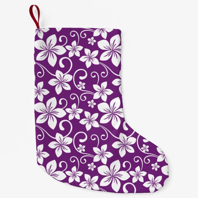 BLUE HAWAII (PLUM) KLEINER WEIHNACHTSSTRUMPF (Vorderseite)