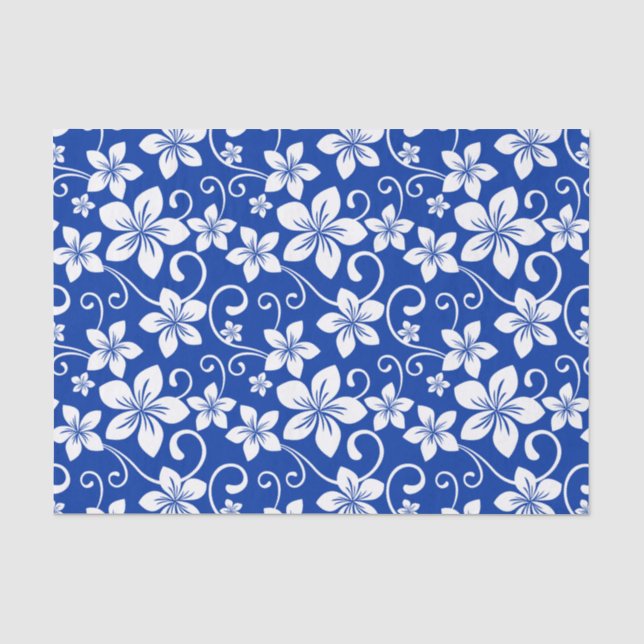 BLUE HAWAII (ROYAL BLUE) SEIDENPAPIER (Vorderseite)