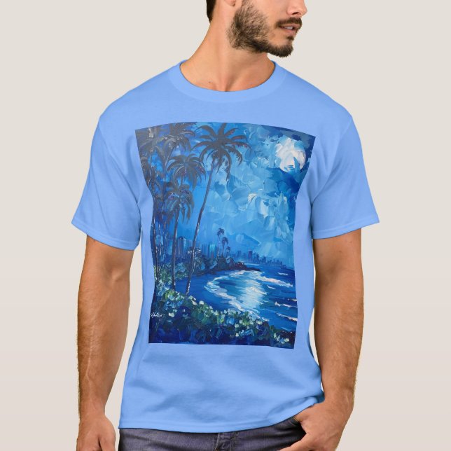 Blue Hawaii T-Shirt (Vorderseite)