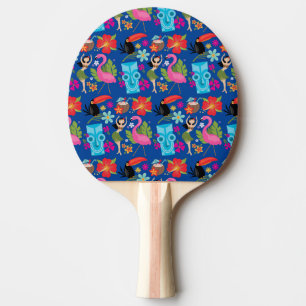 Blue Hawaiian Ping Pong Paddle Tischtennis Schläger