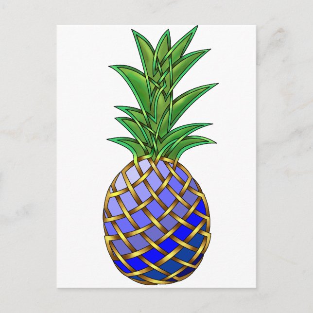 Blue Hawaiin Postkarte (Vorderseite)
