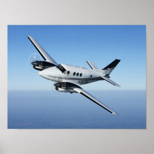 Blue Haze King Air Poster