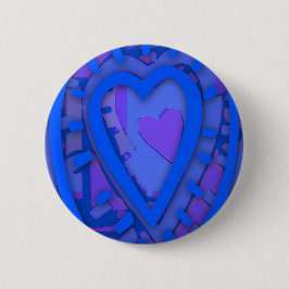 Blue Heart Button