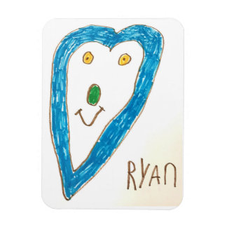 Blue Heart Magnet