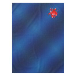 Blue heart romantic wallpaper tischdecke